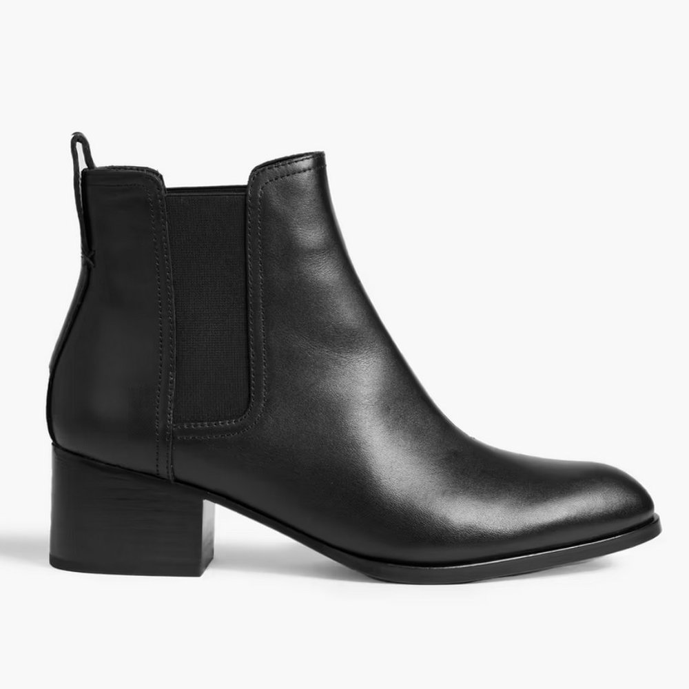 Rag & Bone 10 US 40 Walker Boot Leather Chelsea Ankle Bootie Black Rover Hazel